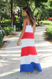 American Flag Maxi Skirt