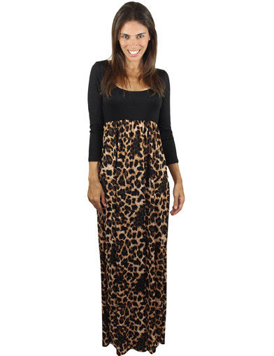 Animal print dress - main image