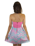 aqua and pink dress 6