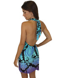 aqua-short-dress-with-halter