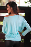 Aqua Long Sleeve Top