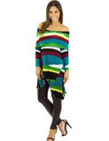 Asymmetrical multi color top - main image