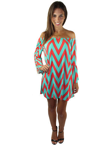 Dress with bell sleeves - main image