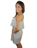 pink chevron dress 6